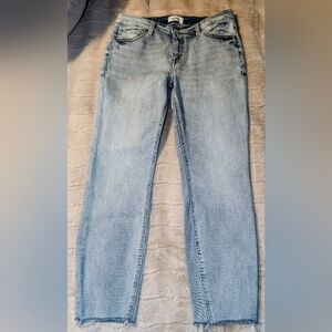 Pistola Light Blue Cropped Skinny Jeans